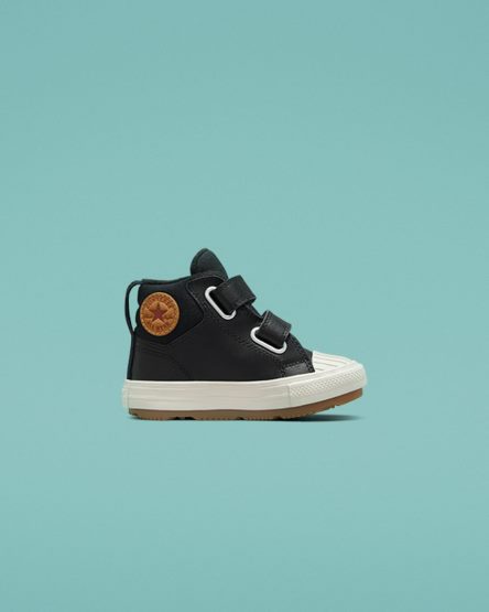 Tenisky Vysoke Converse Chuck Taylor All Star Berkshire Boot Easy-On Kozene Chlapcenske Čierne | SK MZPGC2